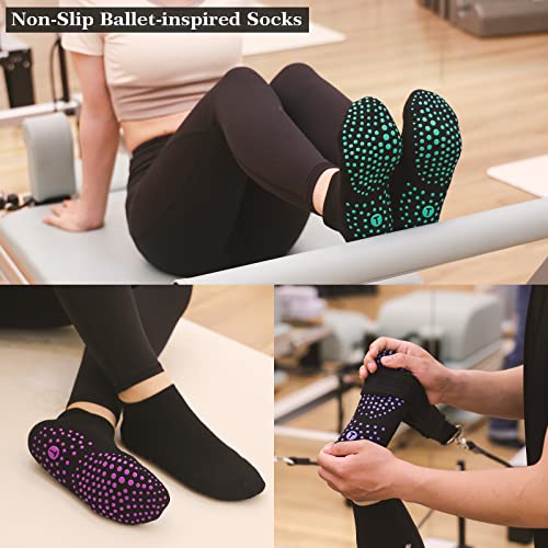 Grip Yoga Socks Women - Non Slip Ankle Socks