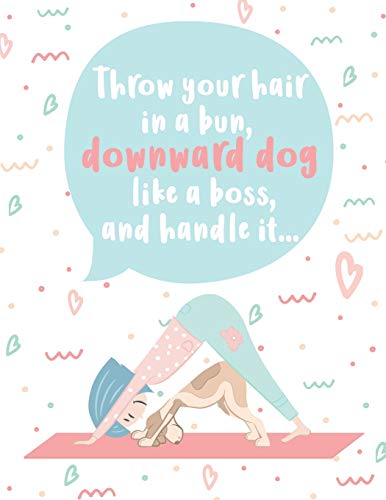 Yoga Lovers' Cute Dog Journal Notebook - Great Gifts!