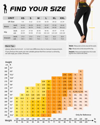 CAMBIVO Women's Yoga Leggings with Pockets