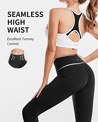 CAMBIVO Women's Yoga Leggings with Pockets