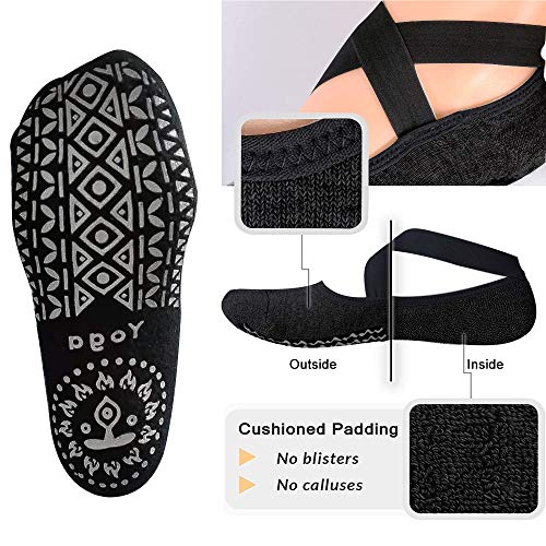 Non Slip Yoga Socks for Women, Anti-skid Pilates Socks