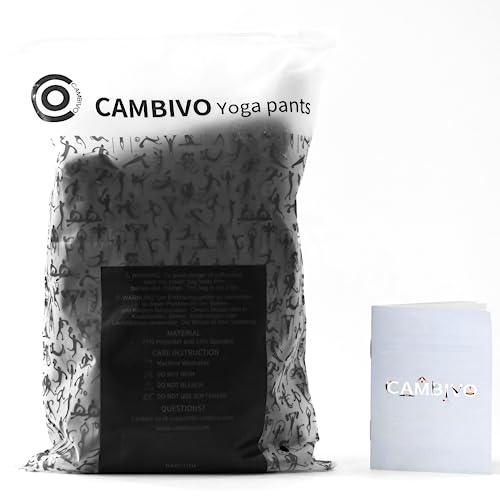 CAMBIVO Women's Yoga Leggings with Pockets