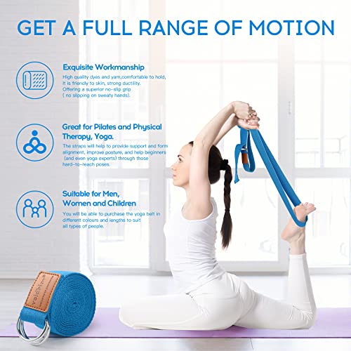 Durable D-Ring Buckle Yoga Strap for Enhanced Flexibility