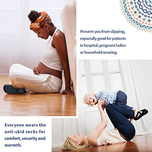 Women's Non-Slip Yoga Socks for Pilates, Barre & Dance