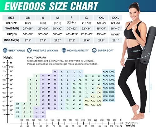 Women's High Waisted Sports Yoga Leggings with Pockets