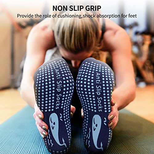 Non-Slip Yoga Socks for Home Fitness