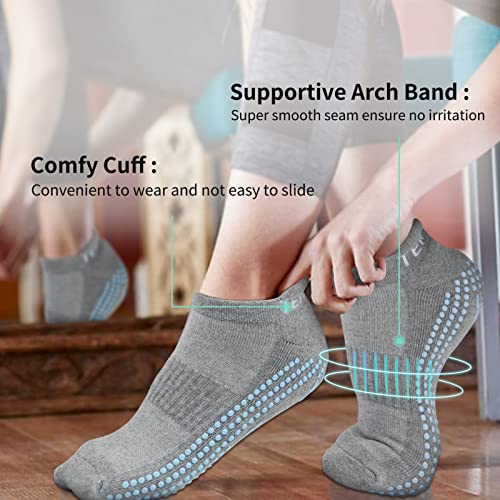 Non-Slip Yoga Socks for Home Fitness