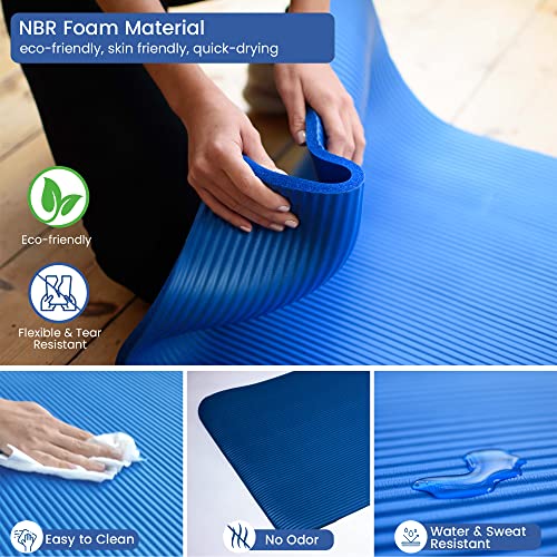 Non-Slip Yoga Mat for Home Fitness