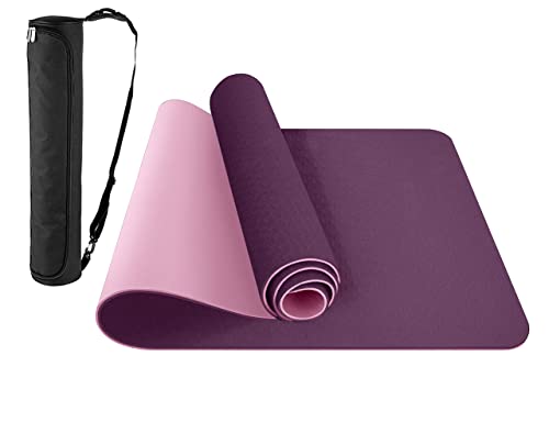 Premium Non-Slip Yoga Mat with Carry Bag - Eco-Friendly