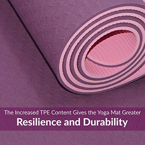 Premium Non-Slip Yoga Mat with Carry Bag - Eco-Friendly