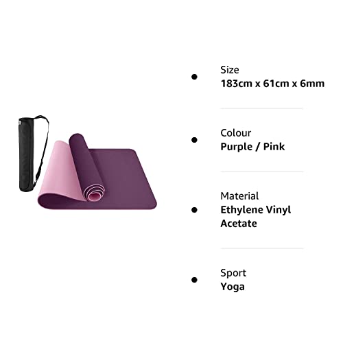 Premium Non-Slip Yoga Mat with Carry Bag - Eco-Friendly