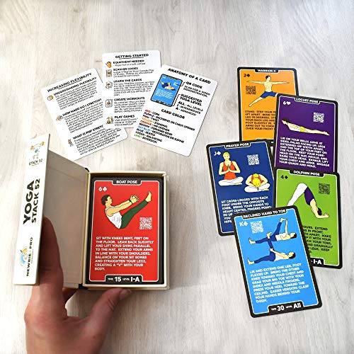 Stack 52 Yoga Cards: Certified Instructor Designed