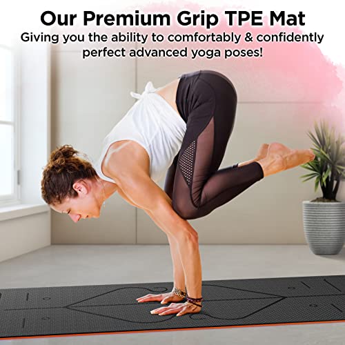 Premium TPE Yoga Mat - Eco-Friendly & Non-Slip