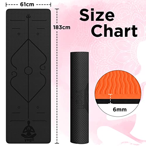 Premium TPE Yoga Mat - Eco-Friendly & Non-Slip