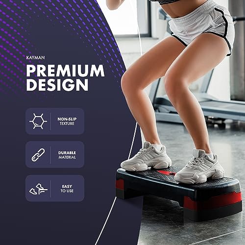 Adjustable Fitness Stepper for Home & Gym