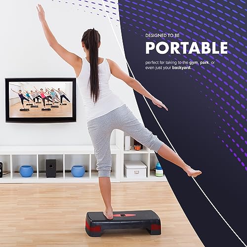 Adjustable Fitness Stepper for Home & Gym