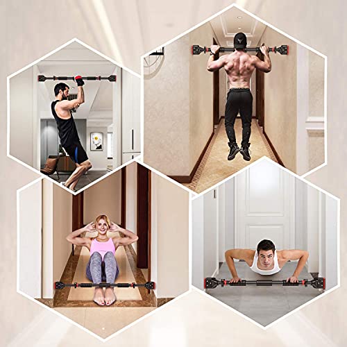 Adjustable Doorway Fitness Pull-up Bar for Home Gym