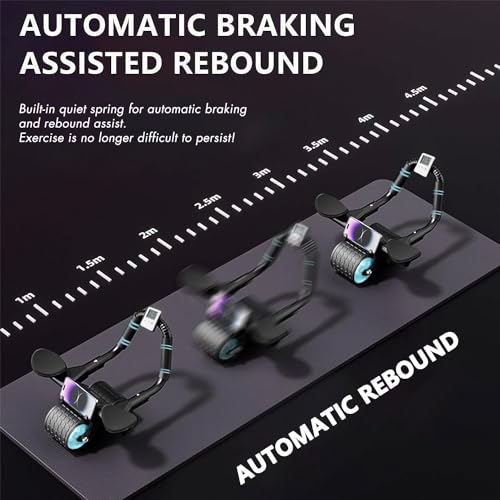 Automatic Rebound Abs Roller Wheel for Home Fitness