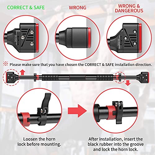Adjustable Doorway Fitness Pull-up Bar for Home Gym