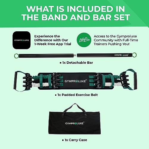 Original Resistance Bands Bar Set - Ideal for Home Gym