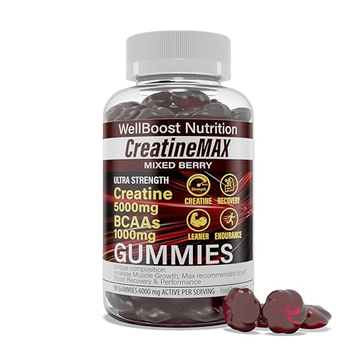 Chewable Vegan Gummies with 5000mg Creatine