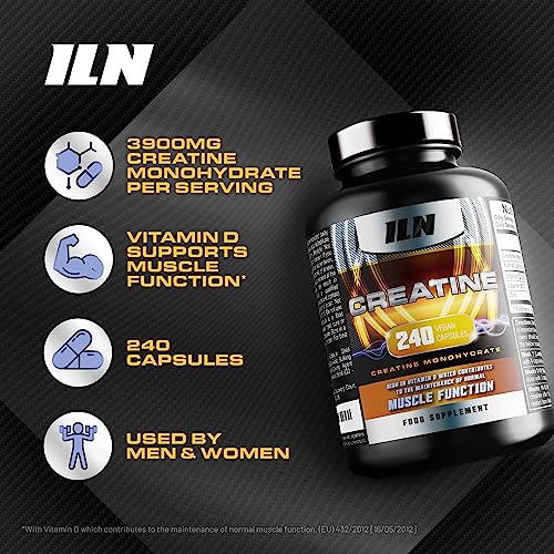 Iron Labs Nutrition Creatine Capsules 240ct - 4,200mg, ALA