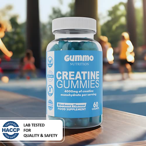 Blueberry Flavoured Creatine Gummies - 60 Chewable