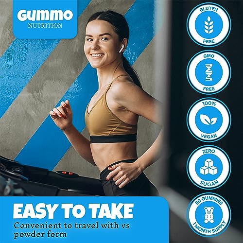 Blueberry Flavoured Creatine Gummies - 60 Chewable