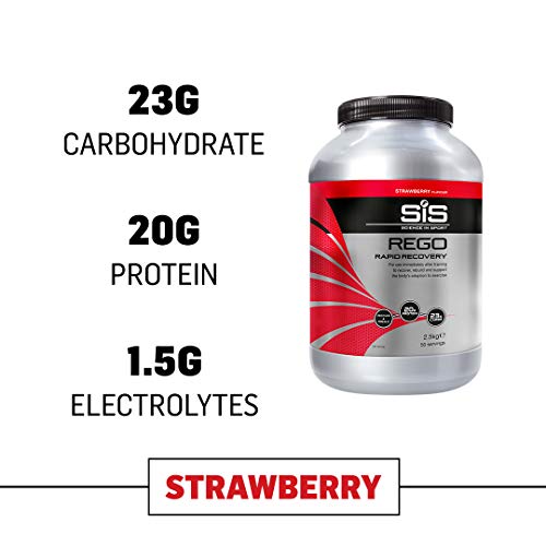 REGO Rapid Recovery Protein Powder, Strawberry Flavour, 50 Servings