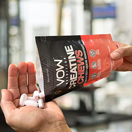 Strawberry Flavoured Creatine Chews by VOW Nutrition