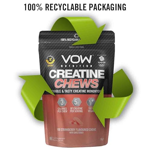 Strawberry Flavoured Creatine Chews by VOW Nutrition