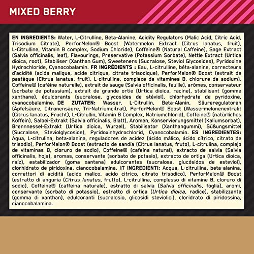 Gold Standard Pre-Workout Energy Shot, Mixed Berry Flavour