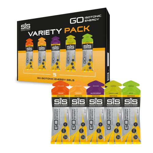 SI GO Isotonic Energy Gels, 22g Carbs, Assorted Flavours