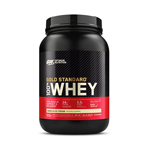 100% Whey Protein Powder - Vanilla Ice Cream, 30 Servings