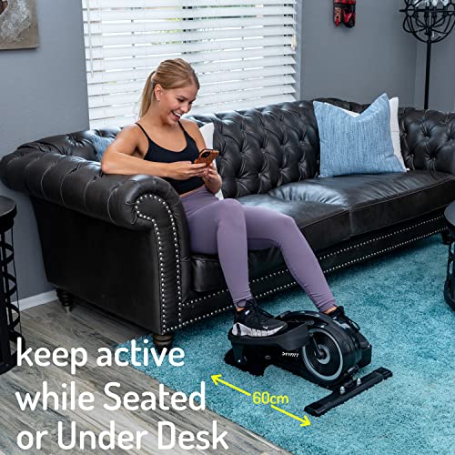 YYFITT Under Desk Elliptical Machine - Home Office Workout