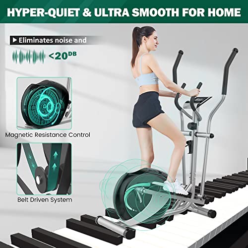 THERUN Magnetic Cross Trainer: Ultra Quiet Full Body Workout