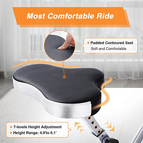 BCAN Folding Exercise Bike: Heavy-Duty, Foldable with 8 Levels