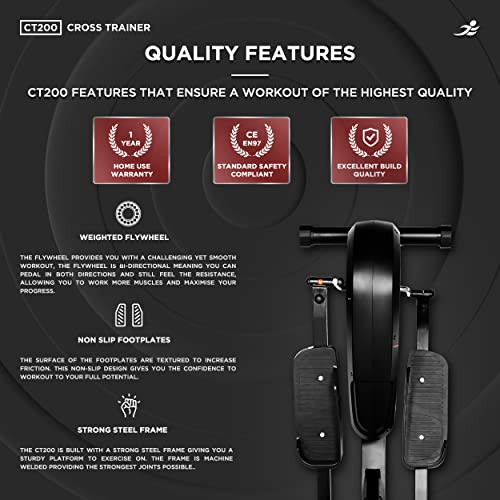 JLL CT200 Elliptical Cross Trainer, 8-Level Magnetic Resistance