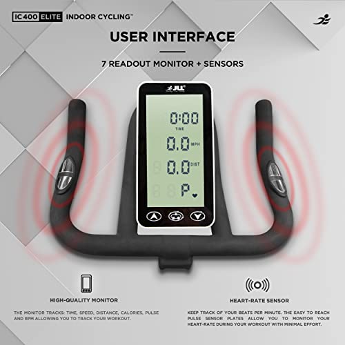 JLL IC400 ELITE Home Exercise Bike, 20kg Flywheel