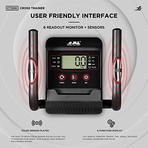 JLL CT200 Elliptical Cross Trainer, 8-Level Magnetic Resistance