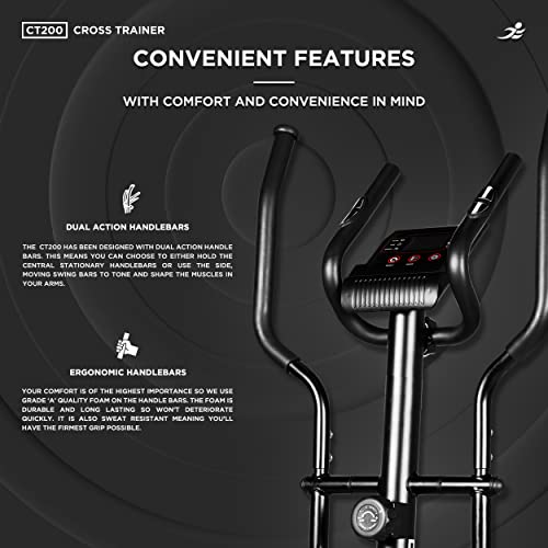JLL CT200 Elliptical Cross Trainer, 8-Level Magnetic Resistance