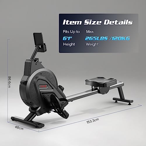 Dripex Magnetic Rowing Machine: Home Gym Cardio Training