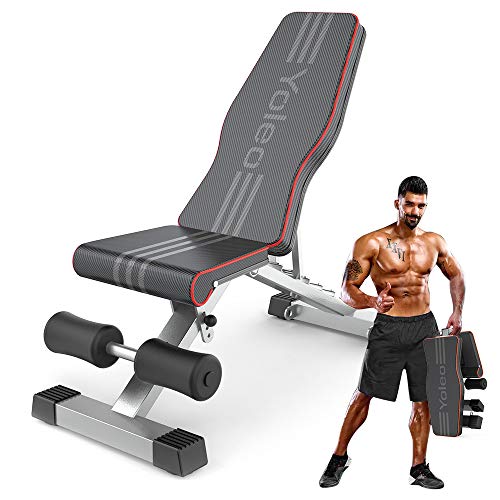 YOLEO Adjustable Commercial Weight Bench - 660LBS