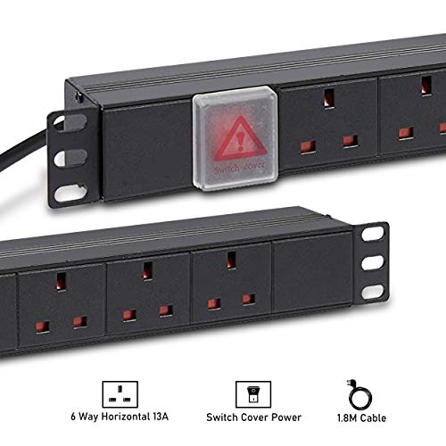 6-Way PDU Rack Mount for Home Fitness