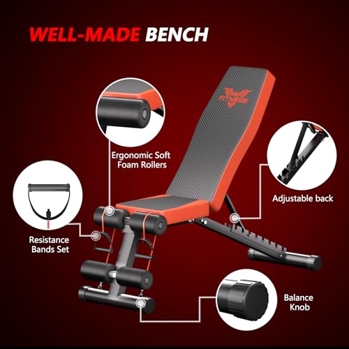 Adjustable Foldable Weight Bench - Full Body Workout