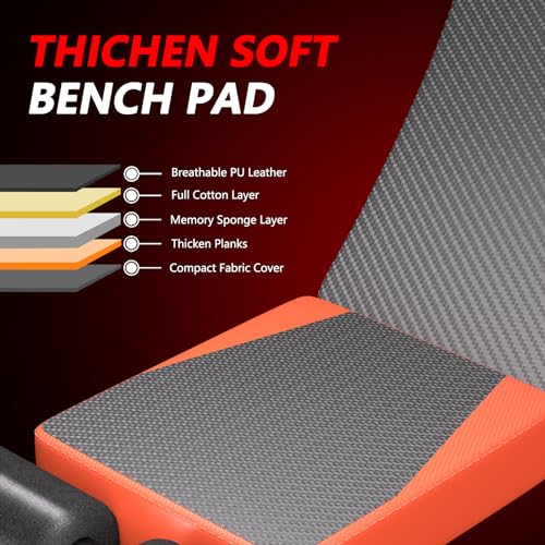 Adjustable Foldable Weight Bench - Full Body Workout