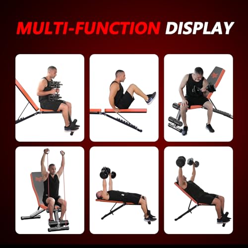 Adjustable Foldable Weight Bench - Full Body Workout