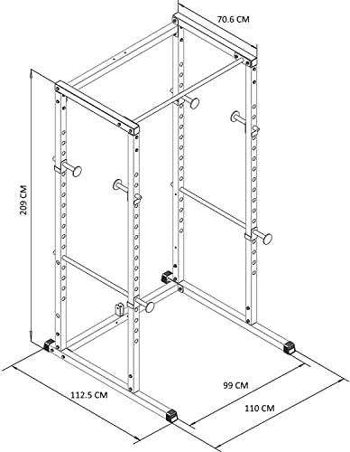 X Heavy Duty Power Rack & Pull Up Bar