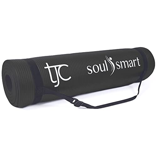 Non-Slip Yoga Mat: 10MM Thickness, Eco-Friendly