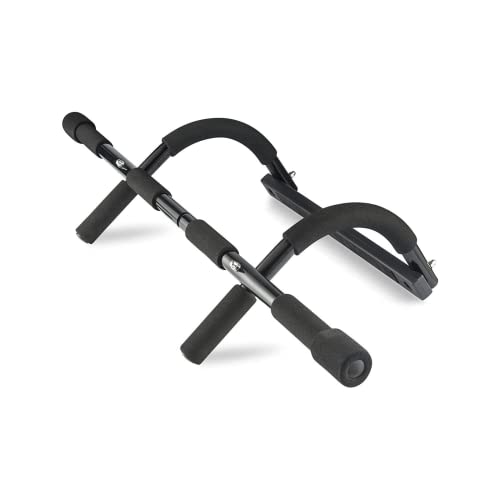 Pull Up Bar: No Drilling, Multifunctional, Black